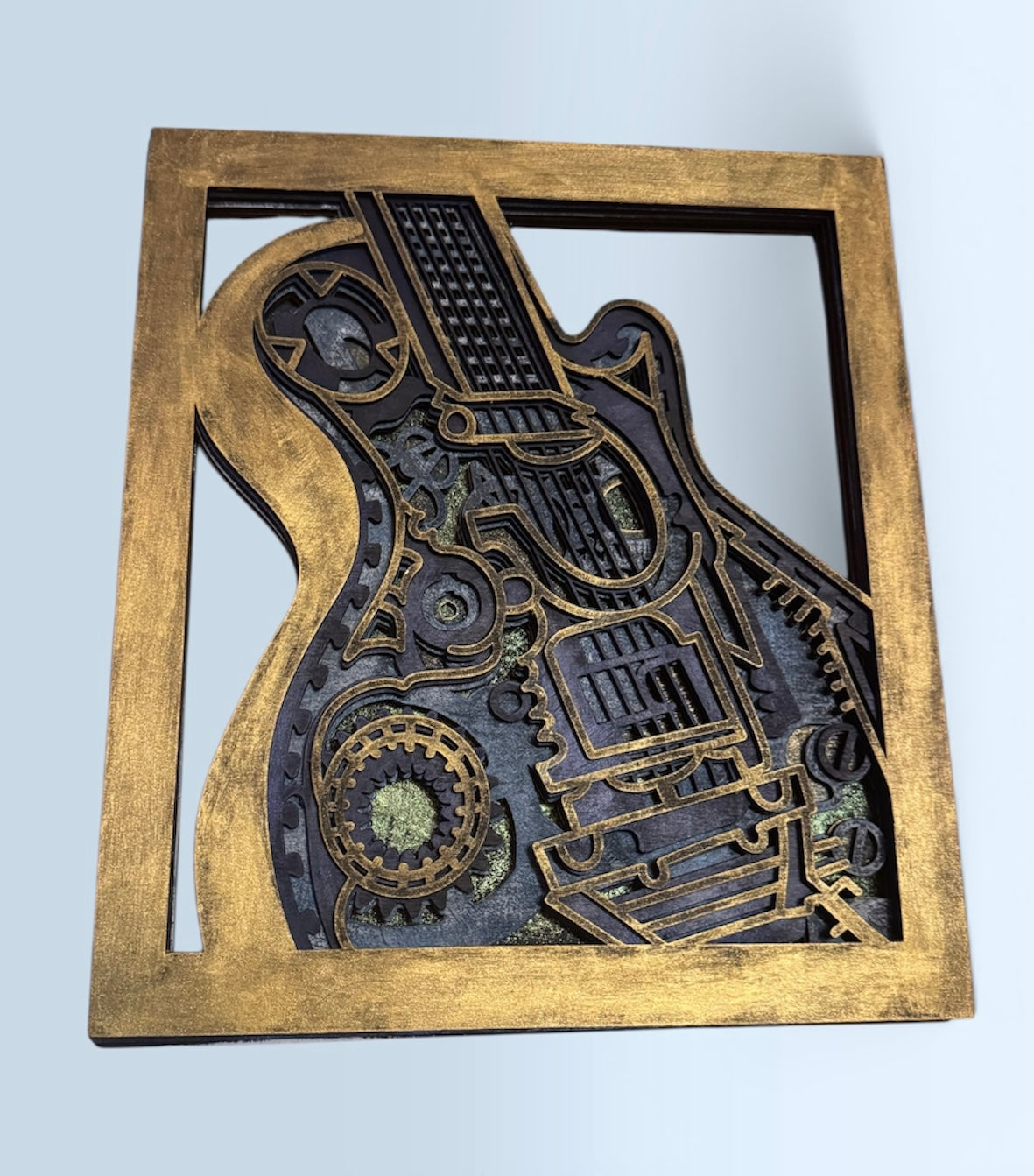 Unfinished Multi-layer Guitar
