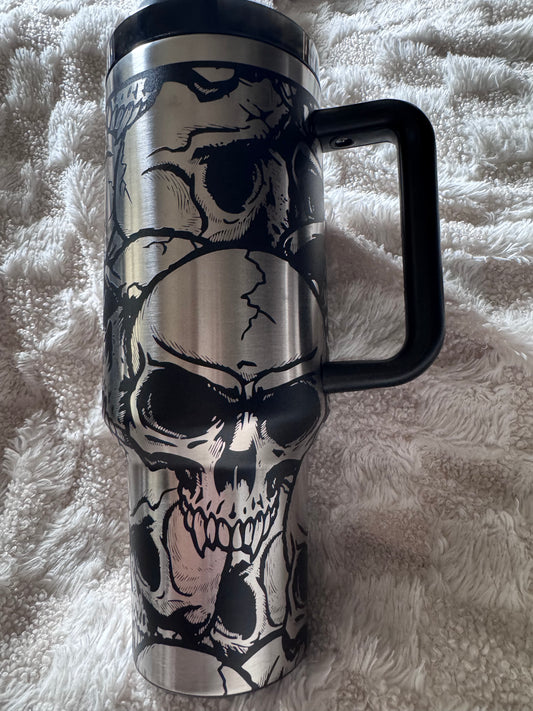 Skull Engraved Base
