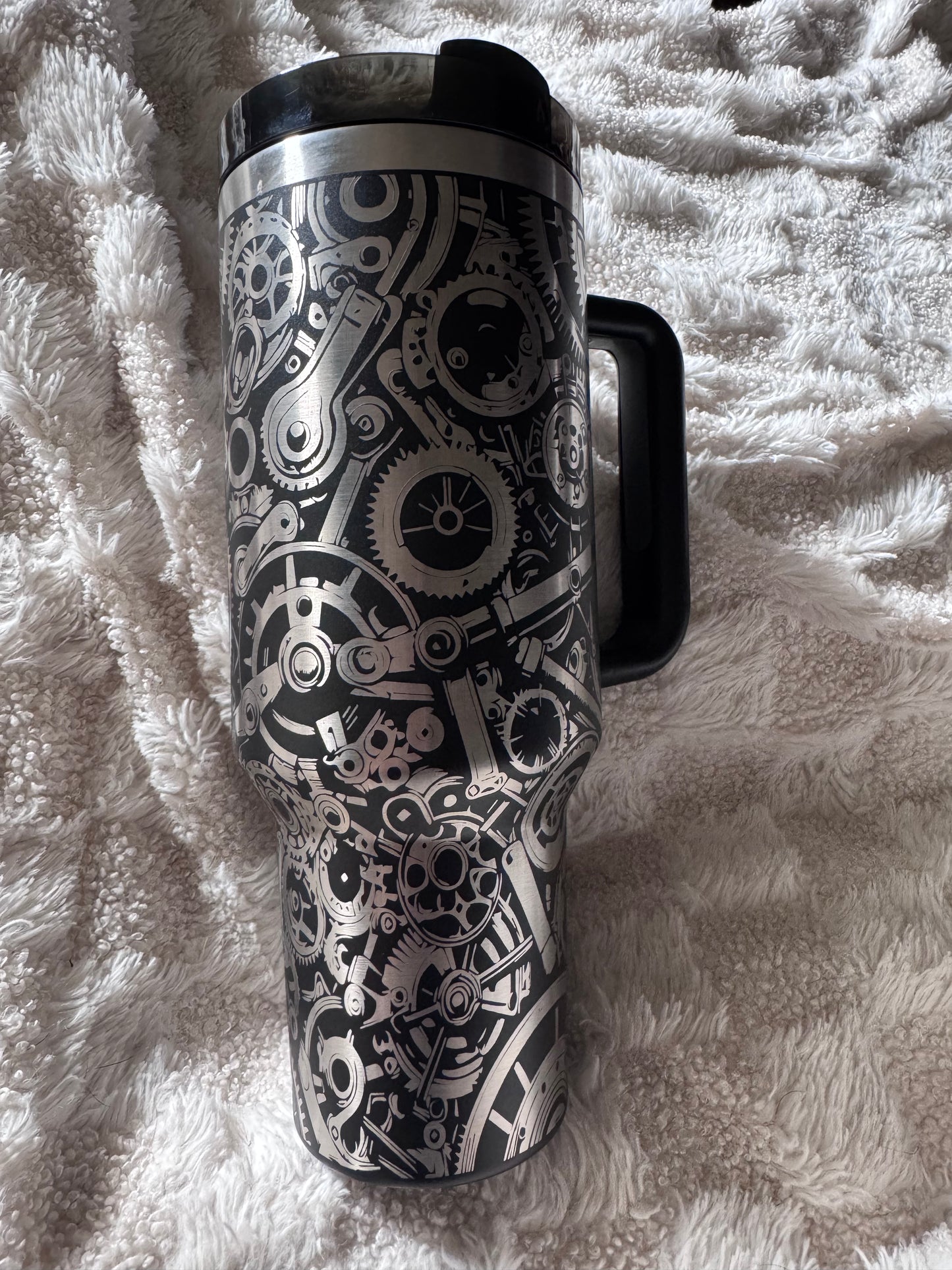 Gears Engraved Base