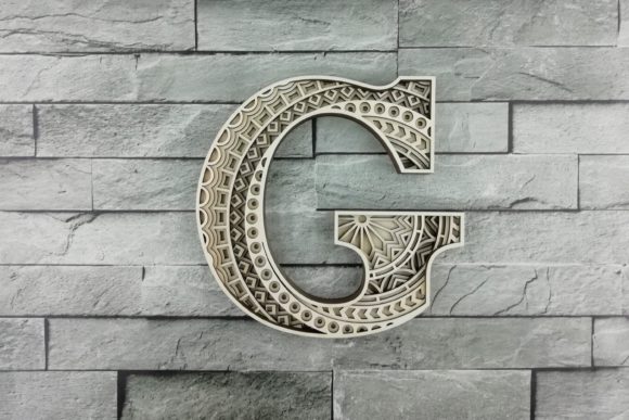 Unfinished Multi-layer Letter